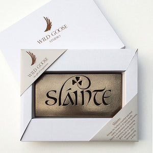 Wild Goose Studio Slainte Plaque -  Wild Goose Studio