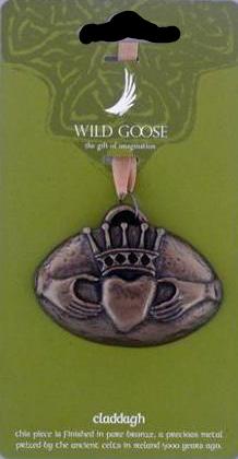 Wild Goose Studio mini Claddagh Ring Ornament -  Wild Goose Studio