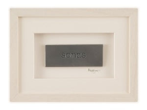 Wild Goose Studio Gallery Framed Gaelic carved words....Sonas....Happiness -  Wild Goose Studio