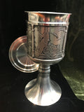 Mullingar Pewter St Brendan Chalice -  Mary-Anne's Irish Gift Shop