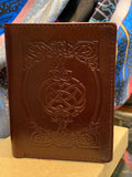 Leather Wallet with a Celtic Eternity Knot Brown ~ Tri-fold -  Lee River