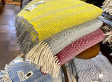 Studio Donegal Handwoven Primrose Wool Blanket/Throw -  Studio Donegal