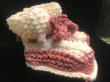 Handknit Aran Baby Booties -  Magee