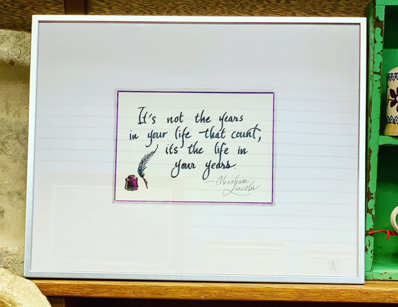 Inspirational Quote Abraham Lincoln -  Mary-Anne's Irish Gift Shop