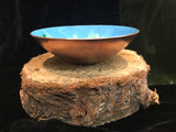 Enamel Copper Blue Bowl Small -  Maeb