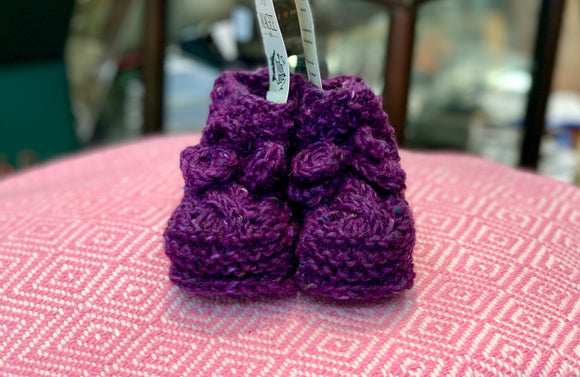 Handknit Aran Baby Booties -  Magee