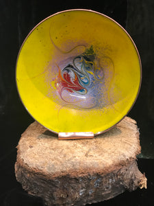 Enamel Copper Yellow Bowl Large -  Maeb
