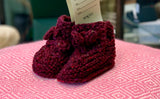 Handknit Aran Baby Booties -  Magee