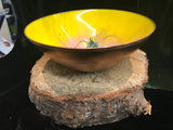 Enamel Copper Yellow Bowl Large -  Maeb