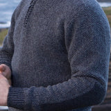 Fisherman Out of Ireland Gents Short Zip Geelong Sweater