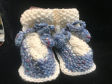Handknit Aran Baby Booties -  Magee
