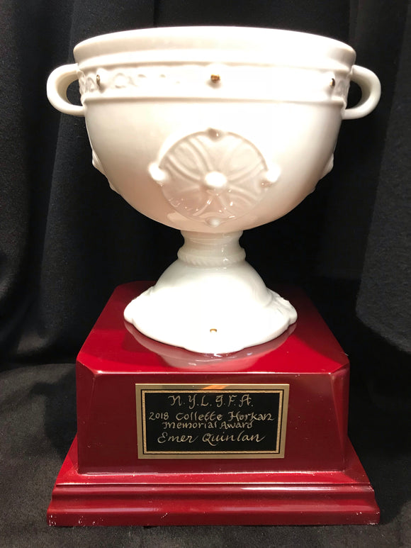 Belleek Ardagh Trophy on Base -  Belleek
