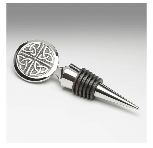 Mullingar Pewter Trinity Knot Wine Stopper