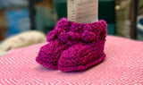Handknit Aran Baby Booties -  Magee