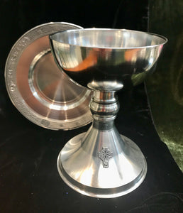 Mullingar Pewter Medium Celtic Cross Chalice -  Mary-Anne's Irish Gift Shop