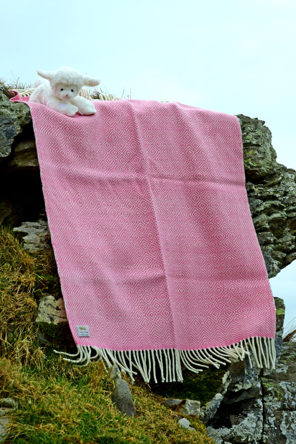 Handwoven Studio Donegal Supersoft Baby Blanket -  Studio Donegal