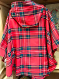 Royal Stewart Tartan Wool Hooded Cape -  O’Neills