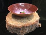 Enamel Copper Maroon Bowl Small -  Maeb