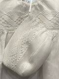 Irish Linen Heirloom Christening Gown -  Hamel