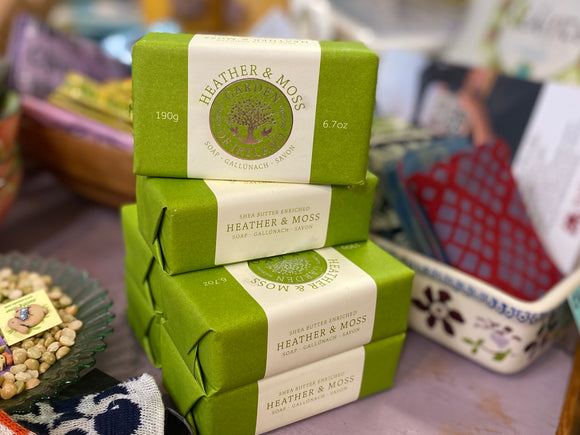 Garden of Ireland Heather and Moss Vegetable Oil Soap -  fragrances of Ireland