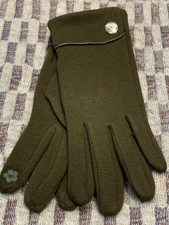 Ladies Suede Gloves with Celtic Knot -  I like it