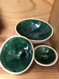 Irish Ceramic...Nest of Glazed Bowls -  Siobhan Steele