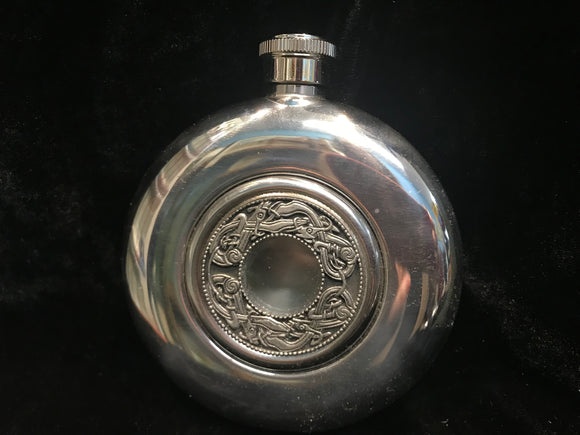 Mullingar Pewter Celtic Knot Hip Flask -  Mary-Anne's Irish Gift Shop