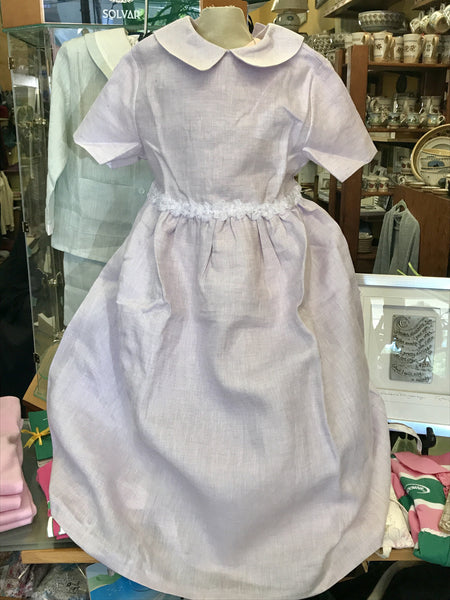 Handmade Irish Linen Girls Dress Handmade Irish Linen Girls Dress