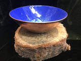 Enamel Copper Cobalt Bowl Large -  Maeb