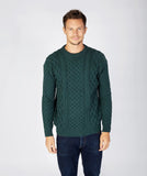 Fisherman Aran Cable Knit Crew Unisex -  Fisherman Out of Ireland