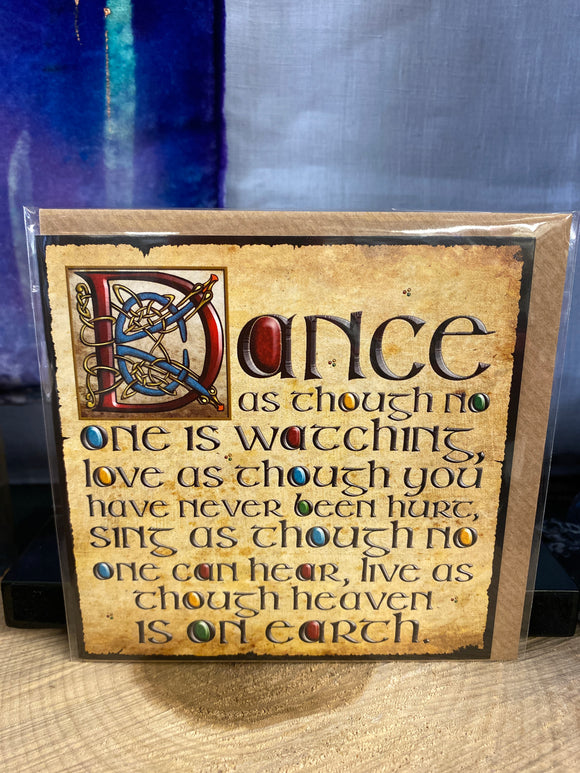 Greeting Card - Dance -  Natures Craft
