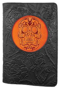 Leather Day of the Dead Refillable Journal -  Mary-Anne's Irish Gift Shop